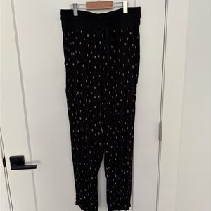 Sunday Best Black Textured Pants